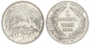 1 Mark Neuguinea Silber 