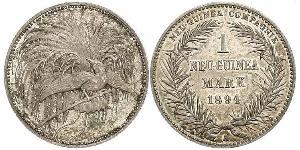 1 Mark Neuguinea Silber 
