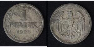 1 Mark Weimarer Republik (1918-1933) Silber 