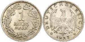 1 Mark Weimarer Republik (1918-1933) Silber 