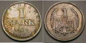 1 Mark Weimarer Republik (1918-1933) Silber 