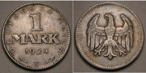 1 Mark Weimarer Republik (1918-1933) Silber 