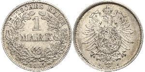 1 Mark German Empire (1871-1918) Silver 