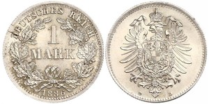1 Mark German Empire (1871-1918) Silver 