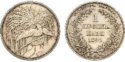 1 Mark New Guinea Silver 