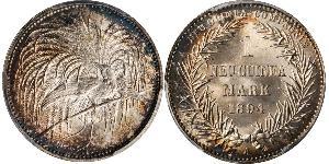 1 Mark New Guinea Silver 