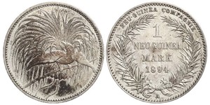 1 Mark New Guinea 銀 