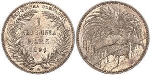 1 Mark New Guinea 銀 