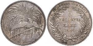1 Mark New Guinea 銀 