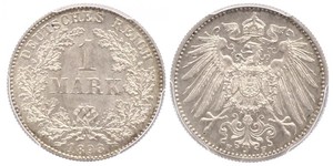 1 Mark 德意志帝國 (1871 - 1918) 銀 威廉二世 (德国)