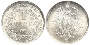 1 Mark 德意志帝國 (1871 - 1918) 銀 