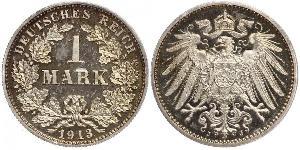 1 Mark 德意志帝國 (1871 - 1918) 銀 威廉二世 (德国)