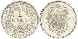 1 Mark 德意志帝國 (1871 - 1918) 銀 