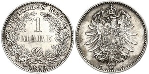 1 Mark 德意志帝國 (1871 - 1918) 銀 