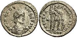 1 Miliarensis Imperio bizantino (330-1453) Plata Teodosio II (401-450)