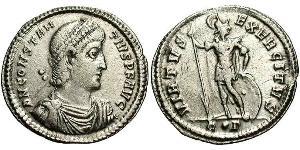 1 Miliarensis Römische Kaiserzeit (27BC-395) Silber Constantius II(317 - 361)