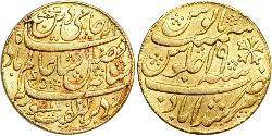 1 Mohur Historia de la India (-8000 - 550) Oro 
