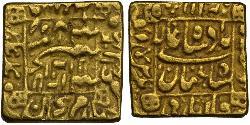 1 Mohur 莫卧儿帝国 金 Shah Jahan I  (1592 - 1666)