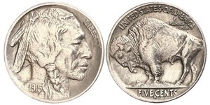 1 Nickel Estados Unidos de América (1776 - ) Cobre 