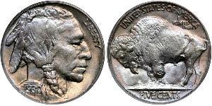 1 Nickel USA (1776 - ) Copper 