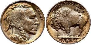 1 Nickel USA (1776 - ) Copper 