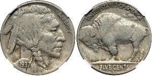 1 Nickel США (1776 - ) Медь 