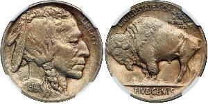 1 Nickel США (1776 - ) Медь 