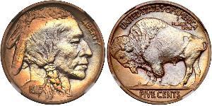 1 Nickel США (1776 - ) Медь 