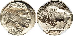 1 Nickel США (1776 - ) Мідь 