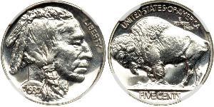 1 Nickel США (1776 - ) Мідь 