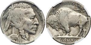 1 Nickel США (1776 - ) Мідь 