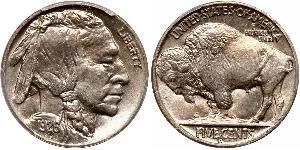 1 Nickel США (1776 - ) Мідь 