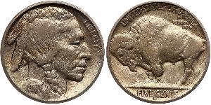 1 Nickel США (1776 - ) Мідь 