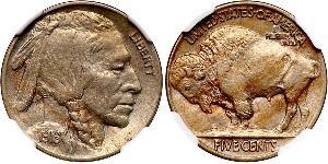1 Nickel 美利堅合眾國 (1776 - ) 銅 