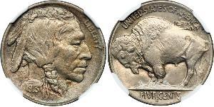 1 Nickel 美利堅合眾國 (1776 - ) 銅 