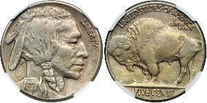 1 Nickel 美利堅合眾國 (1776 - ) 銅 