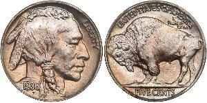 1 Nickel 美利堅合眾國 (1776 - ) 銅 