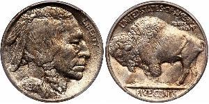 1 Nickel 美利堅合眾國 (1776 - ) 銅 
