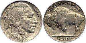 1 Nickel 美利堅合眾國 (1776 - ) 銅 