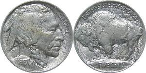 1 Nickel 美利堅合眾國 (1776 - ) 銅 