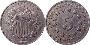 1 Nickel / 5 Cent USA (1776 - ) Copper/Nickel 