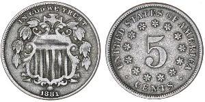 1 Nickel / 5 Cent USA (1776 - ) Copper/Nickel 