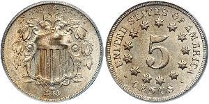 1 Nickel / 5 Cent États-Unis d