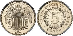 1 Nickel / 5 Cent Vereinigten Staaten von Amerika (1776 - ) Kupfer/Nickel 