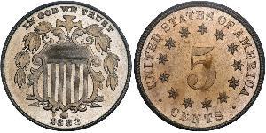 1 Nickel / 5 Cent Vereinigten Staaten von Amerika (1776 - ) Kupfer/Nickel 