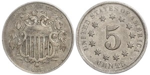 1 Nickel / 5 Cent Vereinigten Staaten von Amerika (1776 - ) Kupfer/Nickel 