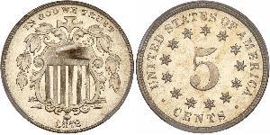 1 Nickel / 5 Cent Vereinigten Staaten von Amerika (1776 - ) Kupfer/Nickel 