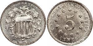 1 Nickel / 5 Cent Vereinigten Staaten von Amerika (1776 - ) Kupfer/Nickel 