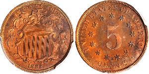1 Nickel / 5 Cent Vereinigten Staaten von Amerika (1776 - ) Kupfer/Nickel 