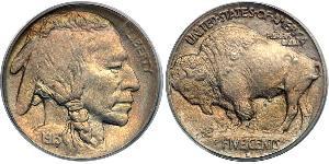 1 Nickel / 5 Cent Estados Unidos de América (1776 - ) Níquel/Cobre 